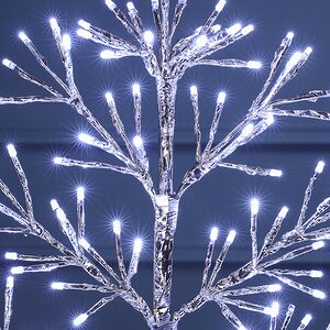 Светодиодное дерево Lausanne Silver 78 см, 140 холодных белых LED ламп с мерцанием, IP44 Kaemingk (Кейминг) фото 4