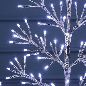 Светодиодное дерево Lausanne Silver 78 см, 140 холодных белых LED ламп с мерцанием, IP44 Kaemingk (Кейминг) фото 5