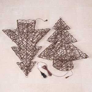 Светодиодное украшение Balcony Lights - Елочка 80 см, 72 теплые белые LED лампы, IP44 Kaemingk (Кейминг) фото 6