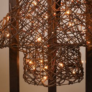 Светодиодное украшение Balcony Lights - Елочка 80 см, 72 теплые белые LED лампы, IP44 Kaemingk (Кейминг) фото 4