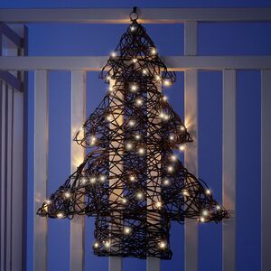 Светодиодное украшение Balcony Lights - Елочка 80 см, 72 теплые белые LED лампы, IP44 Kaemingk (Кейминг) фото 7