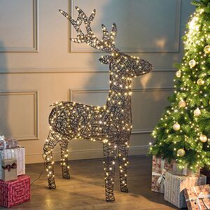 Светящийся олень Ардон 160 см, 400 теплых белых LED ламп, IP44 (Kaemingk, Нидерланды). Артикул: 493591