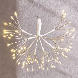 Светодиодное украшение Одуванчик Friderico 25 см, 80 теплых белых микро LED ламп, контроллер, таймер, IP44 (Kaemingk, Нидерланды). Артикул: 493633