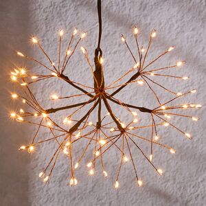 Светодиодное украшение Одуванчик Friderico 25 см, 80 экстра теплых белых микро LED ламп, контроллер, таймер, IP44