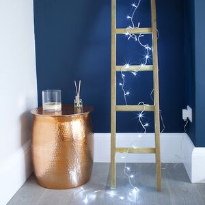 Светодиодная гирлянда Объемная 6 м, 80 холодных белых LED ламп, белый ПВХ, контроллер (Kaemingk, Нидерланды). Артикул: 494110-2