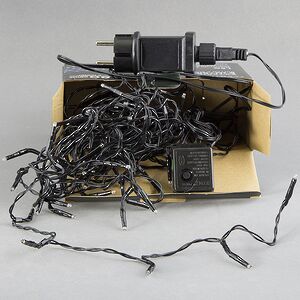 Светодиодная гирлянда Объемная 120 синих LED ламп 9 м, черный ПВХ, контроллер, IP44 Kaemingk (Кейминг) фото 3