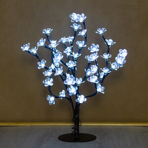 Светодиодное дерево Цветущая Яблоня 45 см, 48 холодных белых LED ламп, IP44 Kaemingk (Кейминг) фото 2