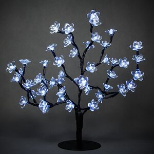 Светодиодное дерево Цветущая Яблоня 45 см, 48 холодных белых LED ламп, IP44 Kaemingk (Кейминг) фото 4