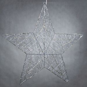 Светящаяся звезда Стелла 58 см, 80 разноцветных LED ламп, контроллер, таймер, пульт управления, IP44 Kaemingk фото 11