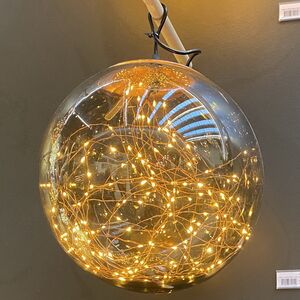 Подвесной светильник-шар Moon Galaxy 30 см, 140 микро LED ламп, IP44 Kaemingk фото 5