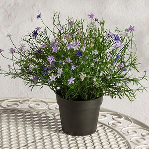 Искусственный цветок в горшке Wild Violet 26 см Summer Deco фото 4