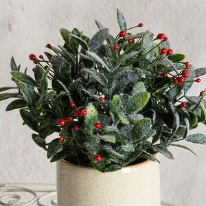 Искусственное растение в горшке Frost Garden 23 см Summer Deco фото 2