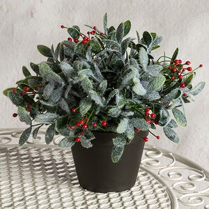 Искусственное растение в горшке Frost Garden 26 см Summer Deco фото 4