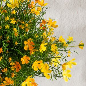 Искусственный цветок в горшке Лобелия 36 см, желтый Summer Deco фото 5