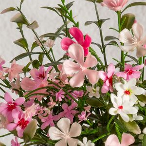 Искусственный цветок в горшке Жасмин 31 см розовый Summer Deco фото 7