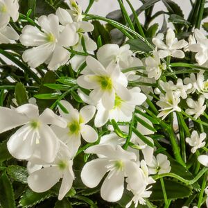 Искусственный цветок в горшке Жасмин 31 см белый Summer Deco фото 5