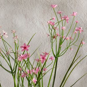 Искусственный цветок в горшке Таллинум 38 см розовый Summer Deco фото 5