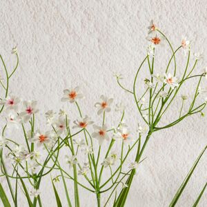 Искусственный цветок в горшке Таллинум 51 см белый Summer Deco фото 7