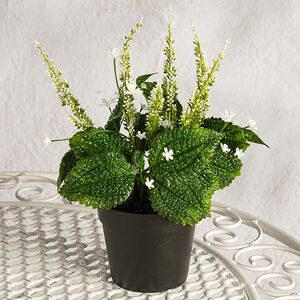 Искусственный цветок в горшке Пилея 24 см Summer Deco фото 3