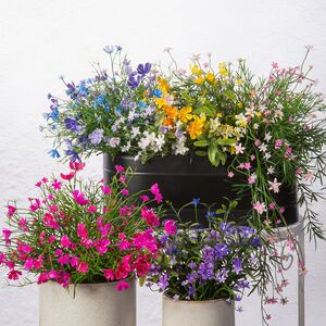 Искусственные цветы в горшке Флоксы розовые 23 см Summer Deco фото 5