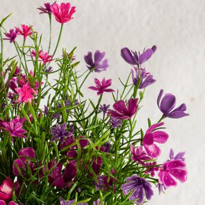 Искусственные цветы в горшке Флоксы фуксия 23 см Summer Deco фото 5