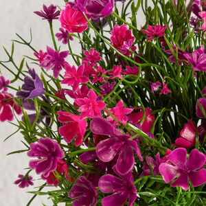 Искусственные цветы в горшке Флоксы фуксия 23 см Summer Deco фото 6