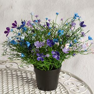 Искусственные цветы в горшке Флоксы фиолетовые 23 см Summer Deco фото 4