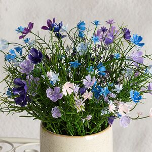 Искусственные цветы в горшке Флоксы фиолетовые 23 см Summer Deco фото 2