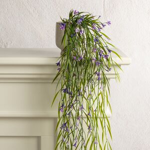 Подвесной искусственный цветок Патели-Бридж 69 см, фиолетовый