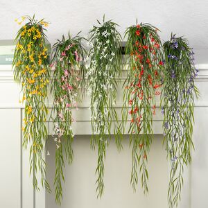 Подвесной искусственный цветок Pateley Bridge 69 см, желтый Summer Deco фото 3