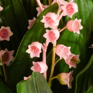 Искусственный цветок в горшке Ландыш - Романтическая Весна 23 см Summer Deco фото 7