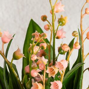 Искусственный цветок в горшке Ландыш - Molinella 23 см Summer Deco фото 6