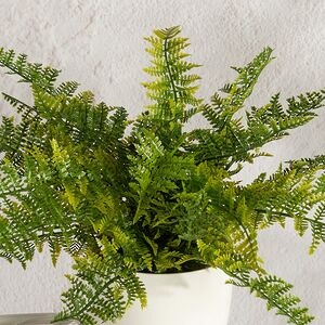 Искусственный цветок в горшке Папоротник - Гластонбери 28 см Summer Deco фото 2