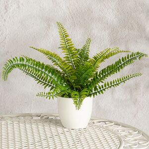 Искусственный цветок в горшке Папоротник - Таранто 26 см
