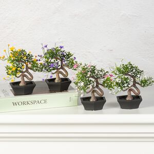 Искусственный Бонсай Цукуйоми 13 см белый Summer Deco фото 3