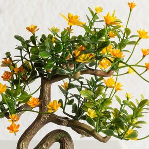 Искусственный Бонсай Цукуйоми 13 см желтый Summer Deco фото 2