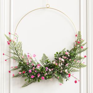 Венок декоративный Нарин - Цветочный Спектакль 41 см