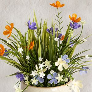 Искусственный цветок в горшке Mousehole - Цветочная Симфония 22 см Summer Deco фото 2