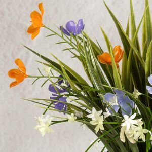 Искусственный цветок в горшке Mousehole - Цветочная Симфония 22 см Summer Deco фото 5