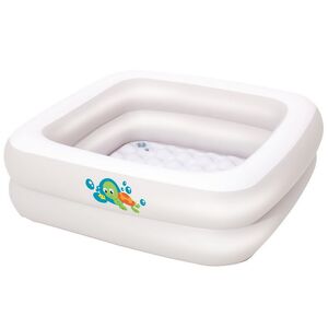 Детский бассейн с надувным дном Baby Tub 86*86*25 см, клапан (Bestway, Китай). Артикул: 51116