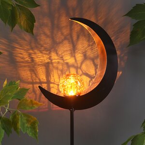 Садовый светильник на солнечной батарее Solar - Fire Moon 93 см, IP44 Koopman фото 2