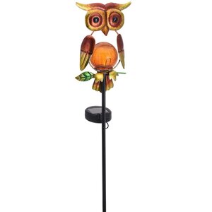 Садовый светильник на солнечной батарее Solar Owl 54 см, IP44, бежевый Koopman фото 5