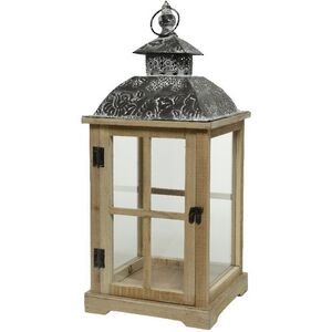 Деревянный фонарь Toulon 54 см Kaemingk фото 2