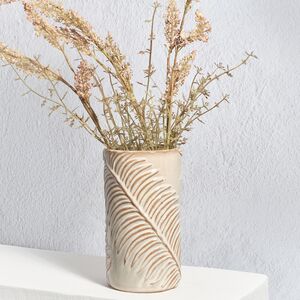 Керамическая ваза Джунгли Модерн 19 см песочная