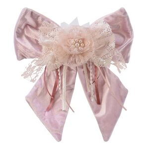 Бант на елку Верди Ровелло 28 см, клипса (Kaemingk, Нидерланды). Артикул: 522587-2