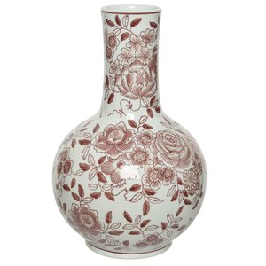 Фарфоровая ваза Китайская Роза 35 см (Kaemingk, Нидерланды). Артикул: 523862