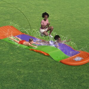 Водная дорожка для скольжения Splash Coaster - Double Slide 488 см (Bestway, Китай). Артикул: 52634