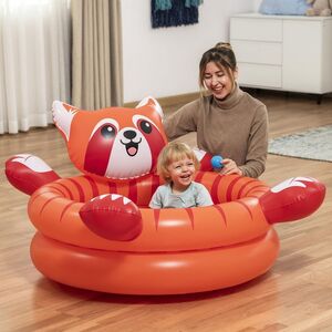 Игровой бассейн Красная Панда с надувным дном и шариками 107*94*58 см Bestway (Бествей) фото 5