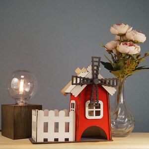 Чайный домик Мельница Маркен 22 см красный Star Trading (Svetlitsa) фото 2