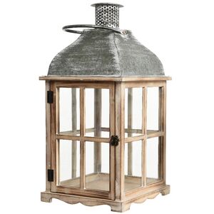 Деревянный фонарь для свечи Даннотар 57 см Kaemingk фото 7